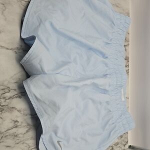 Nike Women's Light Blue Athletic Shorts